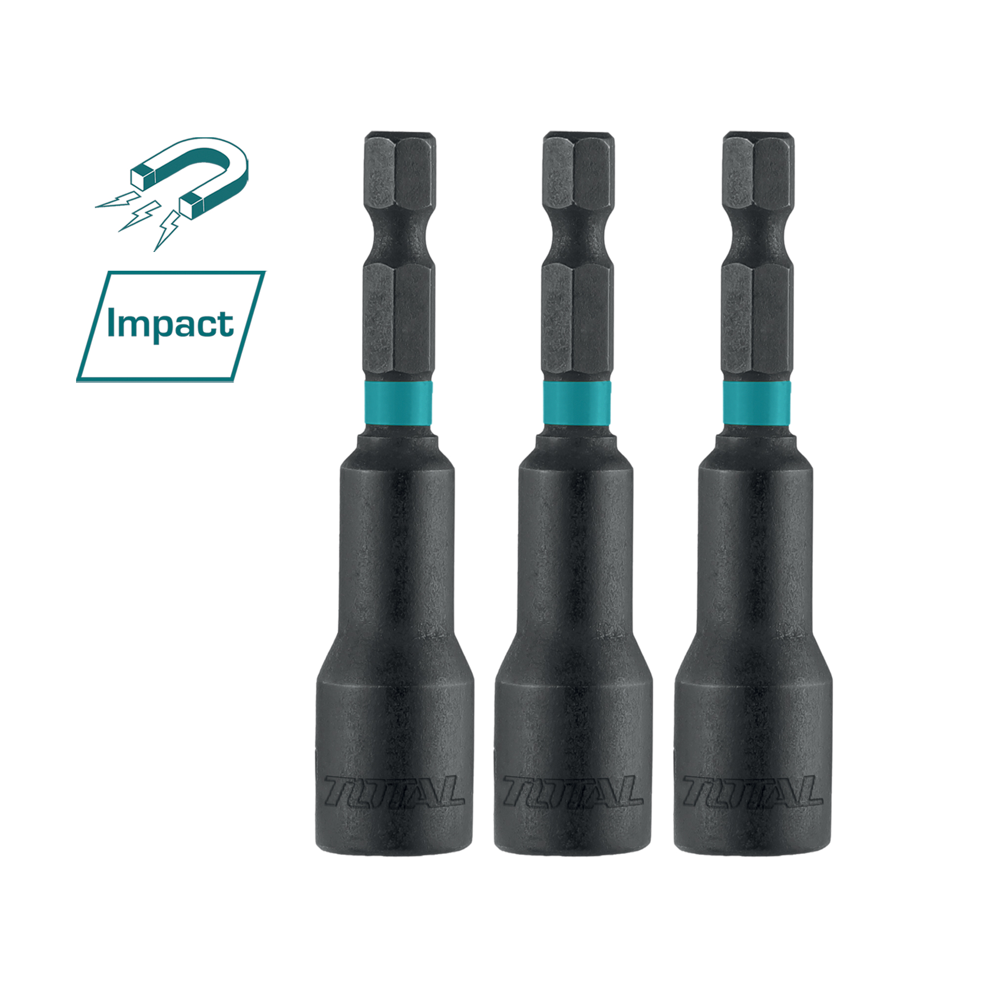 Magnetic Sockets 1/4'' TAC2703431 | 65 mm
