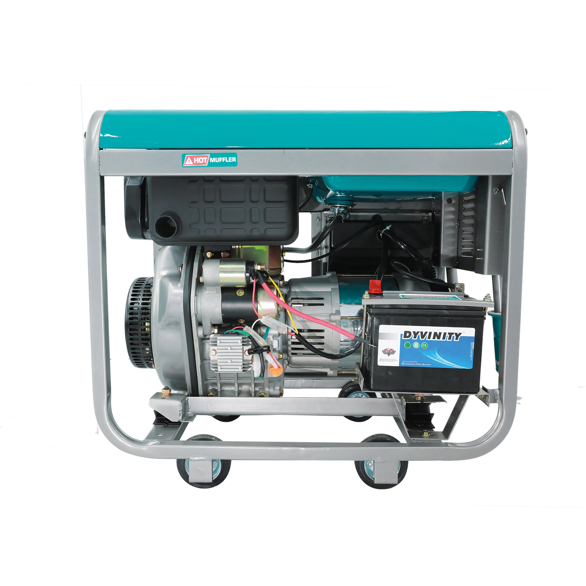OPEN portable diesel GENERATOR 5.0 kW - Single-phase TP450001 | 5.0 kW