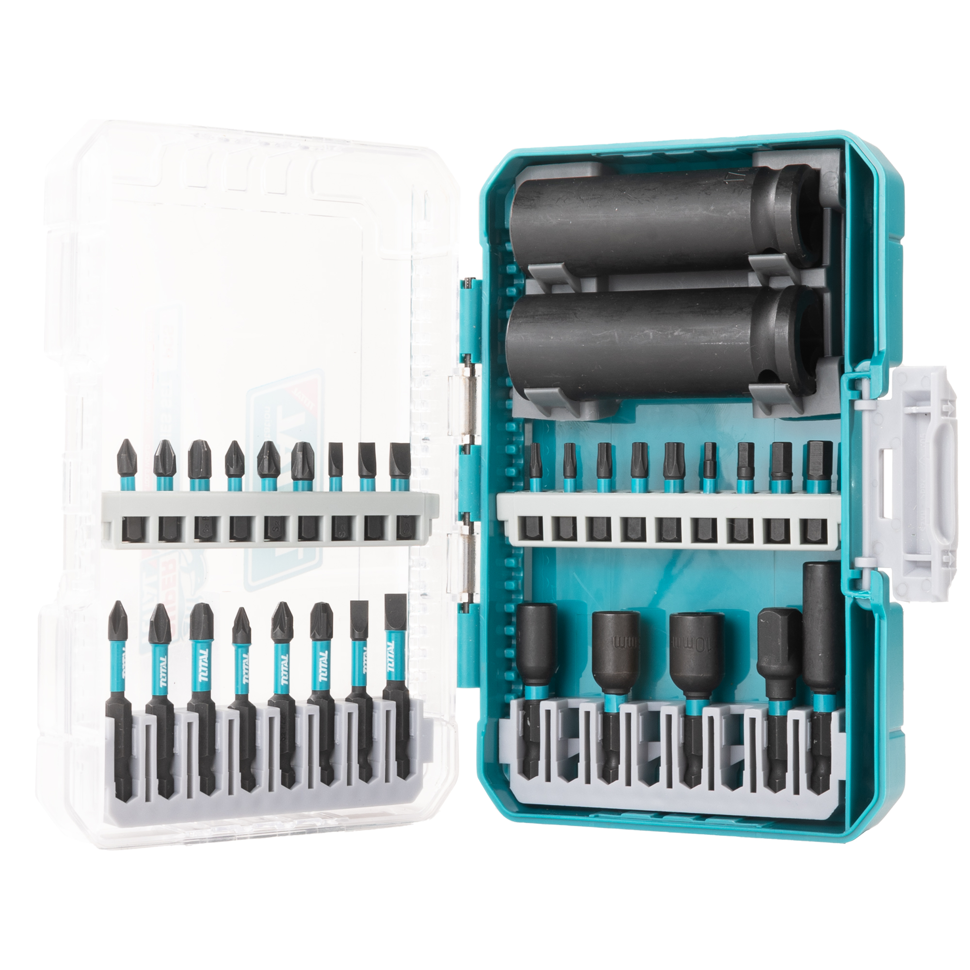 Box of 33 impact bits + bit holder TACSDL63306