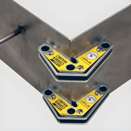 2 magnetic welding squares