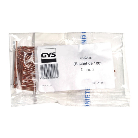 Bags of 200 Ø 2mm nails for stud welding nozzle