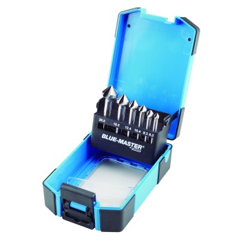 3-tooth HSS 90° chamfering milling cutter set for steel