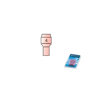 6 Ceramic Nozzles for TIG Torch Type 9, 20 and 25