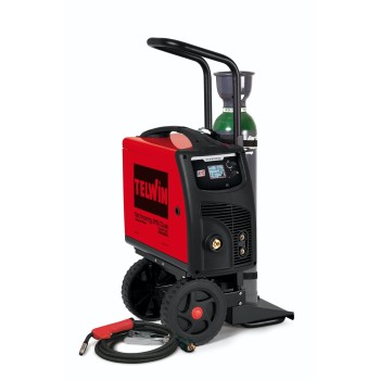 PACK: Telwin Technomig 215 welding machine + Trolley + Regulator + Gas
