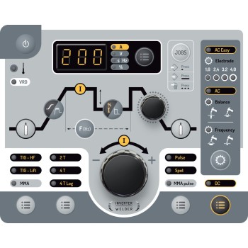 GYS - PROTIG 201 AC/DC HF FV | Welding machine without accessories