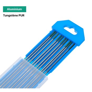 Pure Tungsten Electrodes (Green) - Ø2.4x150 mm (x10)