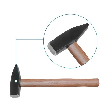 Locksmith hammer  THTW71300 | 300 g | Wooden handle