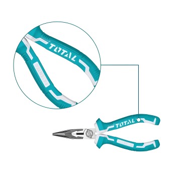 Flat-nose pliers  THT220 | 160 mm | Chrome-vanadium (Cr-V)