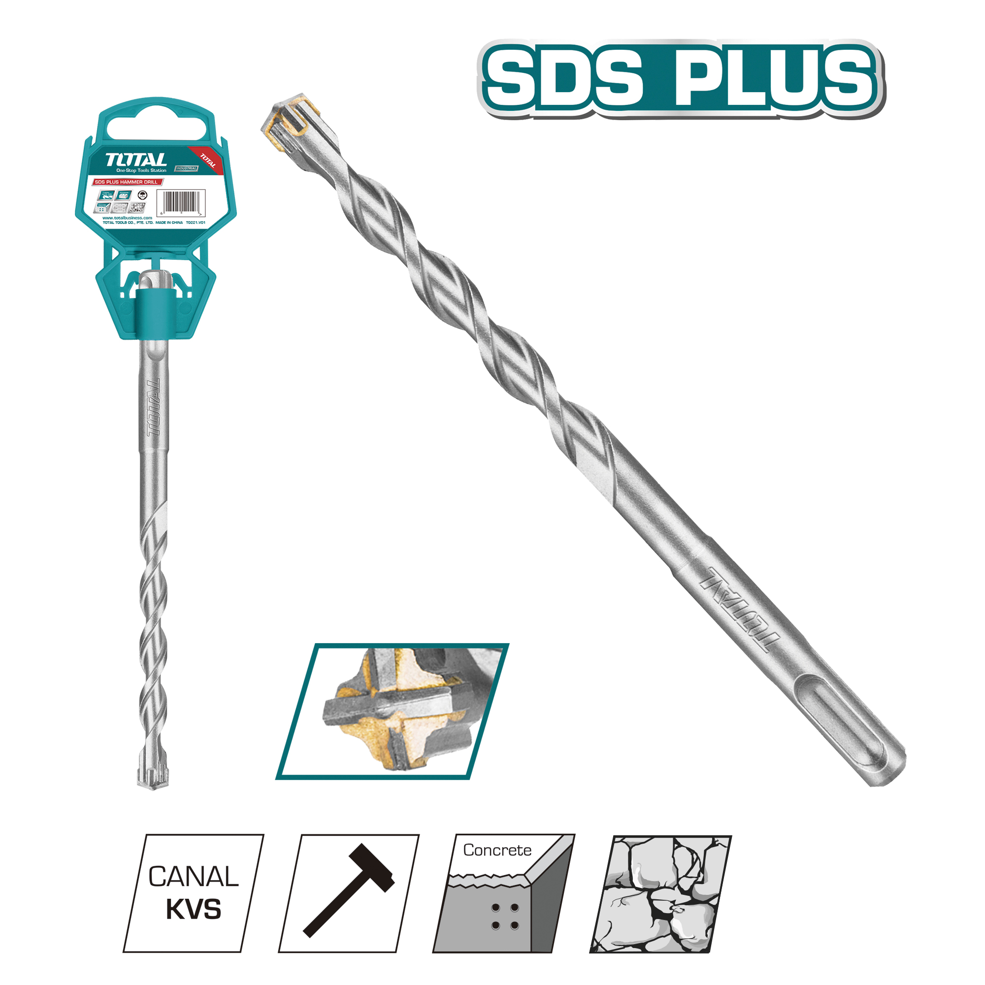 SDS Plus Drill Bit  TAC31-4 | Ø12 x 310 mm | SDS Plus