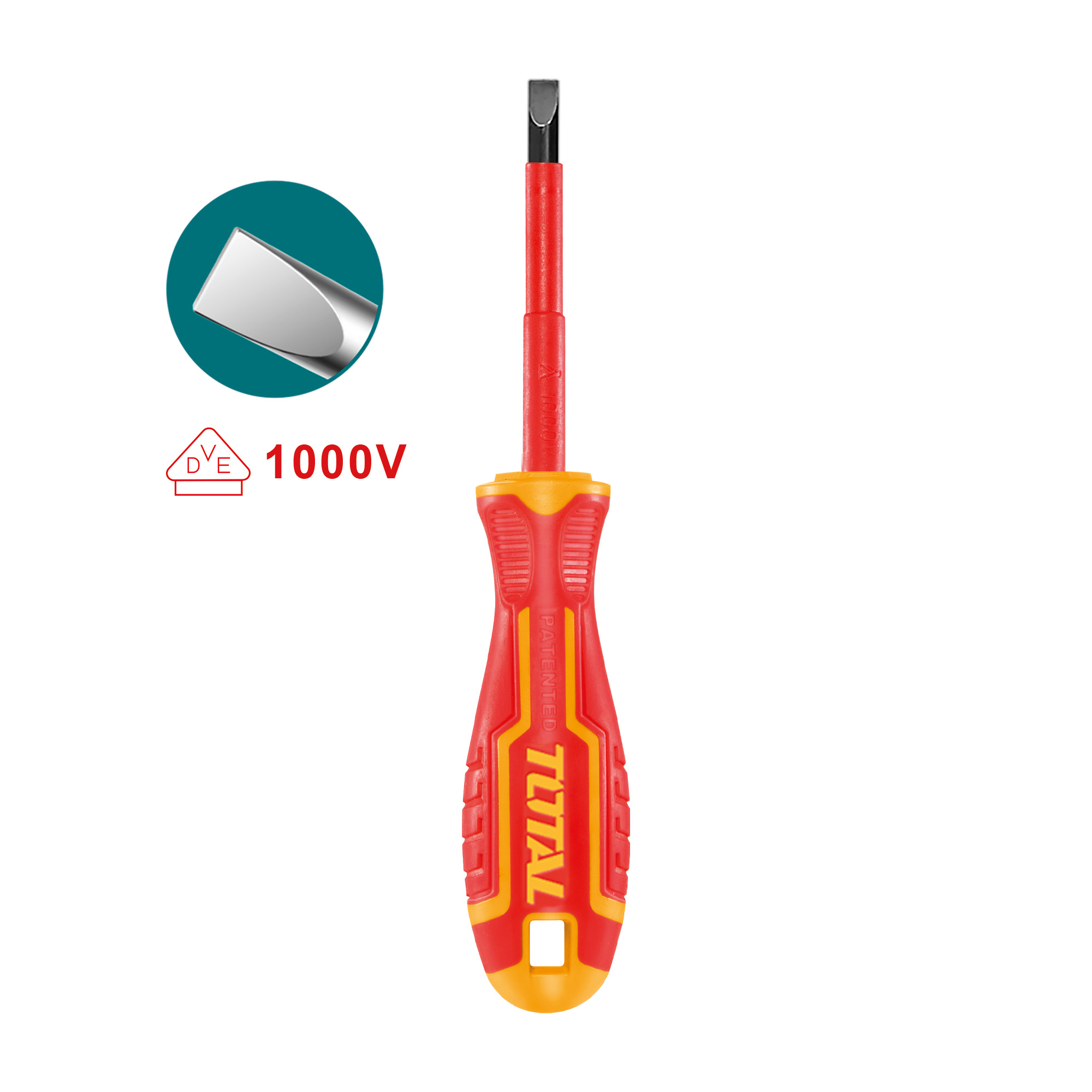 Insulated flat screwdriver  THTIS | SL6 x 150 mm | Chrome-vanadium (Cr-V)