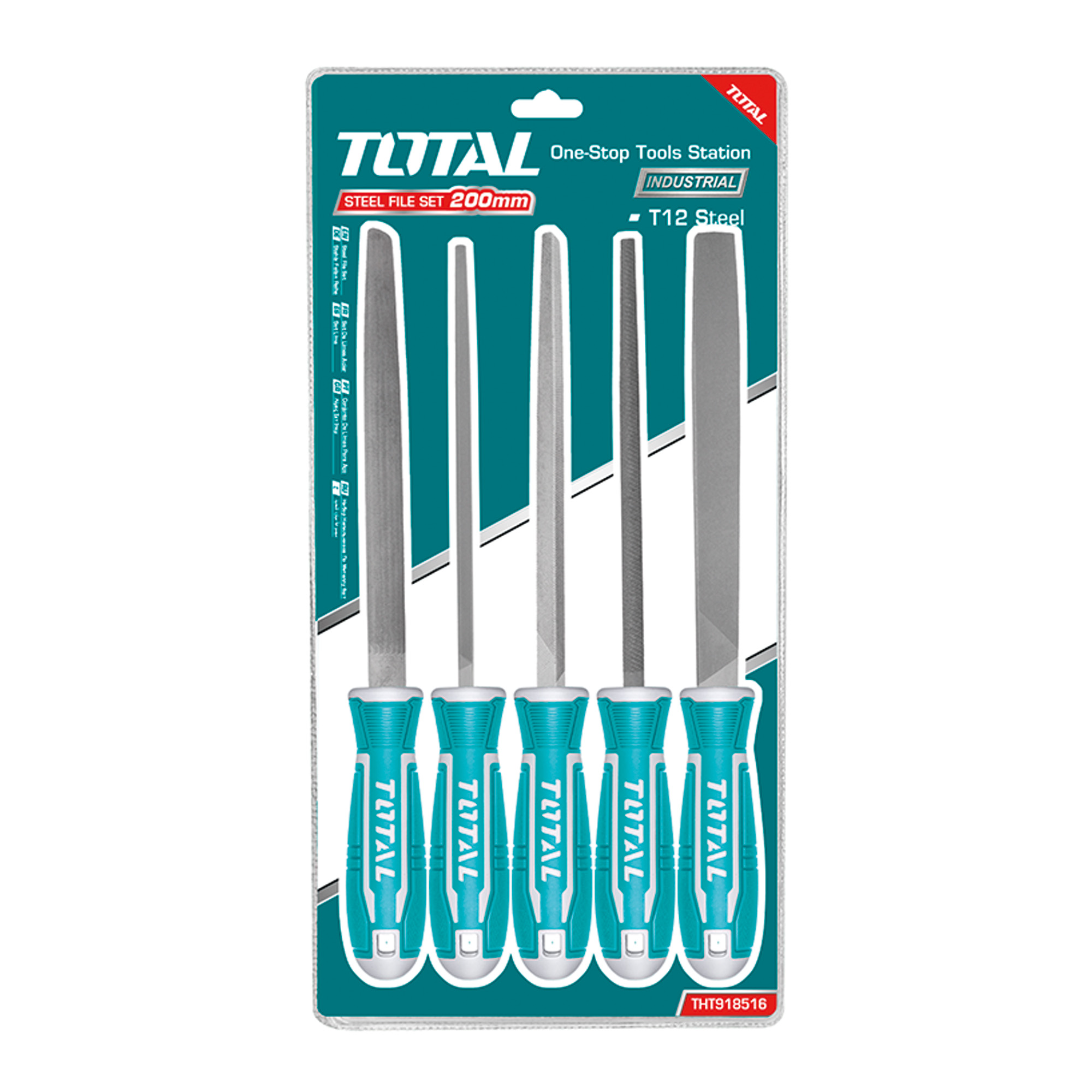 Set of 5 files THT918516 | 200 mm