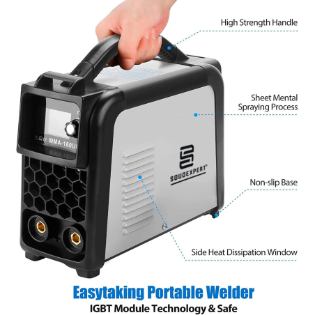SOUDEXPERT - Inverter Welding Machine MMA+TIG LIFT 160A