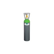 Argon + O2 gas cylinder